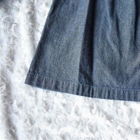 Carter's Chambray Peasant Blouse - Picture 2 of 6